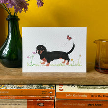 Load image into Gallery viewer, Happy Hounds: Darcy the Dachshund Greeting Card
