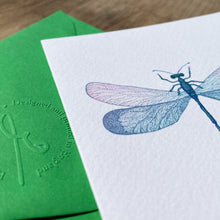 Load image into Gallery viewer, Interesting Insects: Dragonfly Greeting Card
