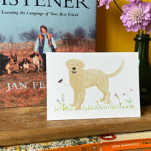 Load image into Gallery viewer, Happy Hounds: Gordon the Golden Retriever Greeting Card
