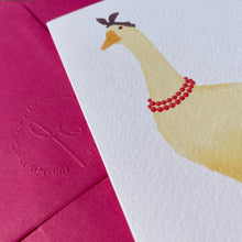 Load image into Gallery viewer, Funky Farmyard: Mother Goose Greeting Card
