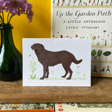 Load image into Gallery viewer, Happy Hounds: Charlie the Chocolate Labrador Greeting Card
