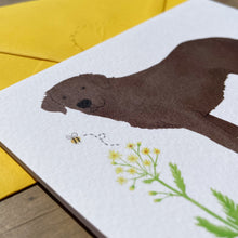 Load image into Gallery viewer, Happy Hounds: Charlie the Chocolate Labrador Greeting Card
