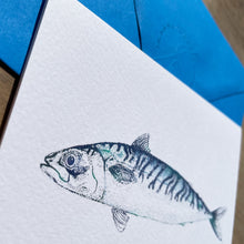 Load image into Gallery viewer, Under the Sea: Holy Mackerel Greeting Card
