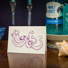 Load image into Gallery viewer, Under the Sea: Octopus Greeting Card
