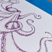 Load image into Gallery viewer, Under the Sea: Octopus Greeting Card
